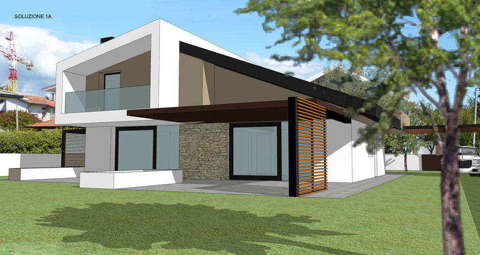 Progetti villette moderne. progetti esterni villette case moderne ... Villa moderna progetto